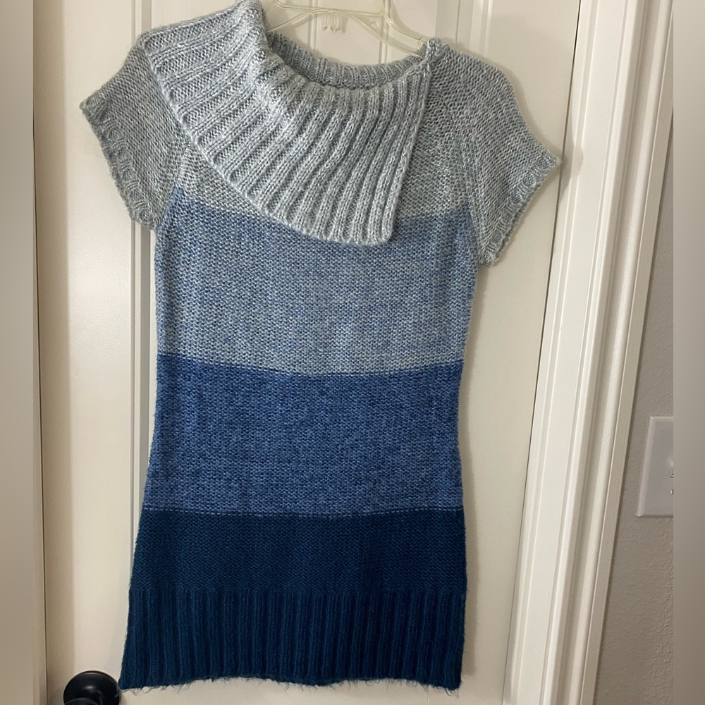 Multi Colored Blue Sweater